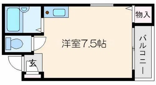 千里山弐番館【3階】の間取り