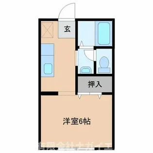 シングルハイツRAN【203号室】の間取り