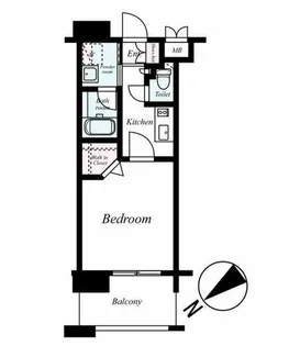 エンクレスト大博通りAPEX【9階】の間取り