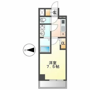 エスリード金山エクセア【4階】の間取り