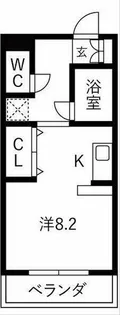 パラドール【2階】の間取り