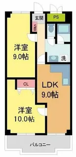 西宮ニューコーポ【7階】の間取り