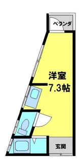 加茂ハイツ【201号室】の間取り