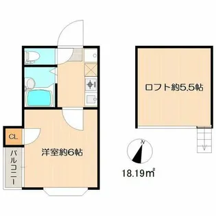 プルミエールⅡ【1階】の間取り