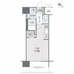 タワーズ高砂【10階】の間取り