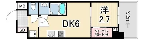 セレニテ西元町アリエ【3階】の間取り
