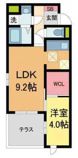 アクシス西宮北口【3階】の間取り