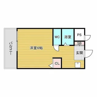 リバティーハイツ【2階】の間取り