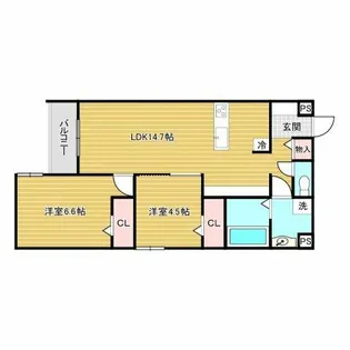 Armojour Matin【1階】の間取り