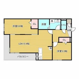 Armojour Soir【1階】の間取り