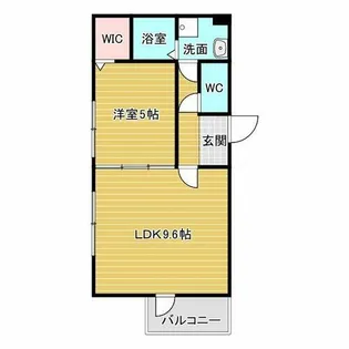 ブリリアンス【1階】の間取り