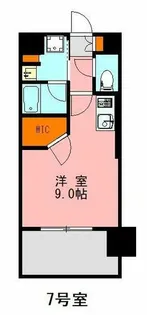 LANDIC M3418【6階】の間取り