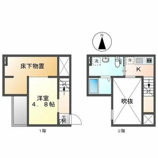 アンジュ【1階】の間取り