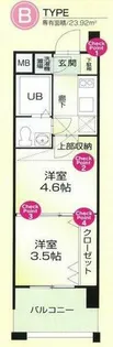 Wes-PROJECT博多南【1510号室】の間取り