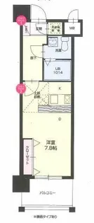 ギャランティー21博多【6階】の間取り
