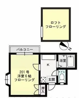 ファミーユプードル【2階】の間取り