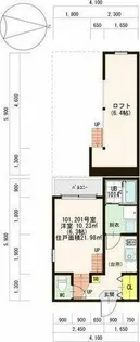 ディアコート松原【2階】の間取り