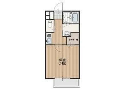 クオリア東茱萸木【1階】の間取り