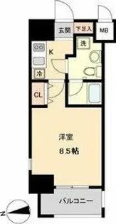 ASレジデンス上前津【8階】の間取り
