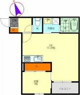 Ratcliffe【1階】の間取り