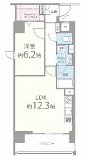 シェーネル・ブラウエン加古川【7階】の間取り