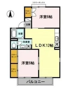 モントン【2階】の間取り