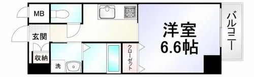 ピノ到津【8階】の間取り