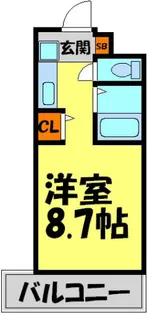 加茂ローゼンハイム【406号室】の間取り