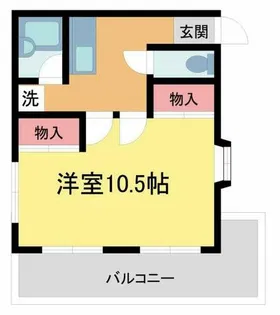緑台マンション【201号室】の間取り