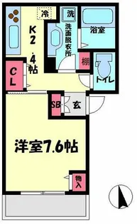 ラ・フォート福島【3階】の間取り