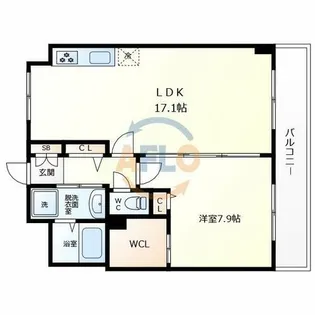 ファミールフタバ【2階】の間取り