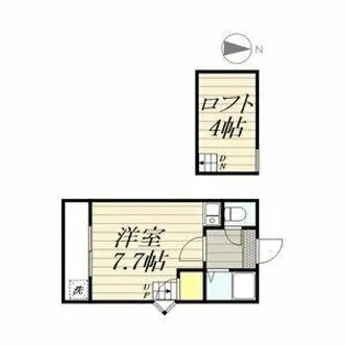 イーストコート出町前A棟【1階】の間取り