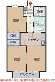 ソレジオ稲熊【103号室】の間取り