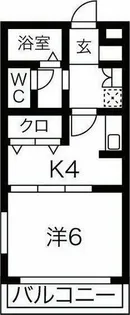 You Peace BldgⅠⅠⅠ【201号室】の間取り