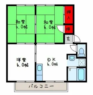 メゾンルミエール【1階】の間取り