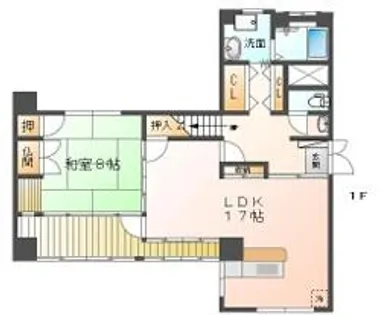 白岡ビル【101号室】の間取り
