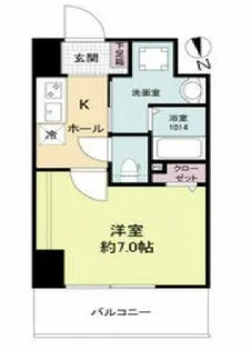 ブランシエスタ都島通【6階】の間取り