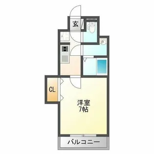 W.O.B.MIKUNI【6階】の間取り