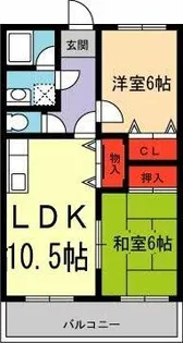 ロイヤル・ハミルトン【4階】の間取り