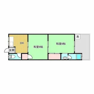 シャトー文の里【1階】の間取り