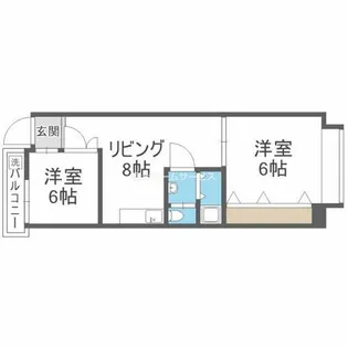 ホワイトハイツ【7階】の間取り