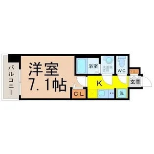 メイクスデザイン鶴舞【3階】の間取り