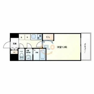 M-City天王寺【4階】の間取り