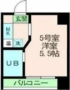 ベルメゾン相川【4階】の間取り