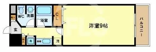 カスタリア堺筋本町【11階】の間取り