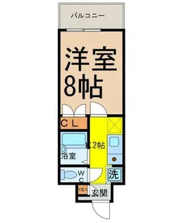 タウンコート児島【5階】の間取り