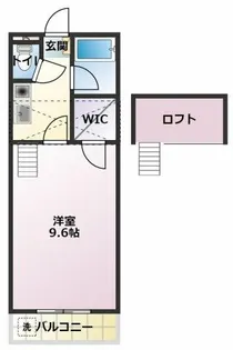セザンヌ加治【120号室】の間取り