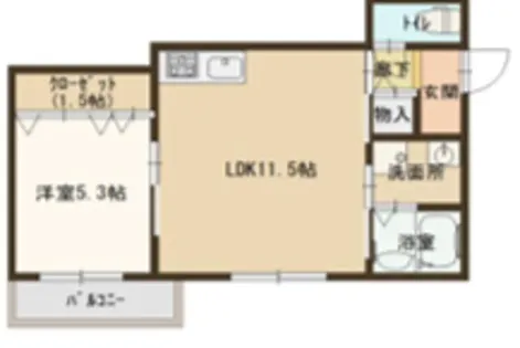 大阪府寝屋川市対馬江東町【アパート】の間取り