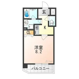 大阪府大阪市阿倍野区旭町1丁目【マンション】の間取り