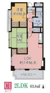 レジデンス佃【1階】の間取り